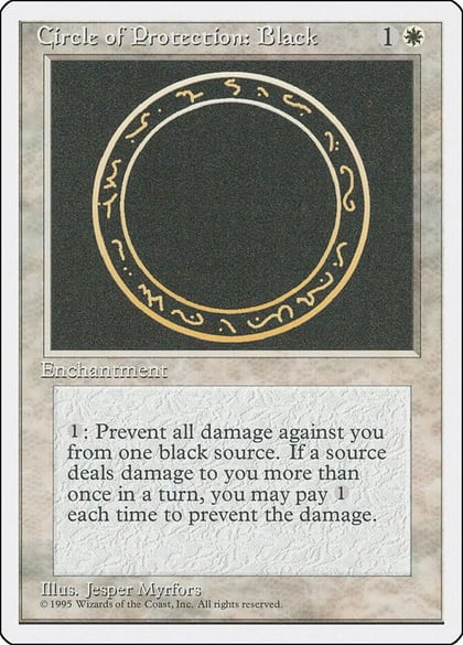 Circle of Protection: Black, Fourth Edition #1686