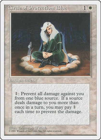 Circle of Protection: Blue, Fourth Edition #1687