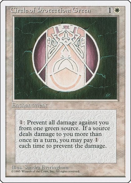 Circle of Protection: Green, Fourth Edition #1688