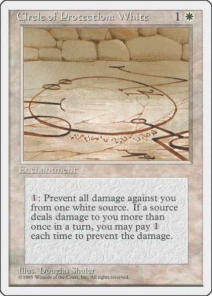 Circle of Protection: White, Fourth Edition #1690
