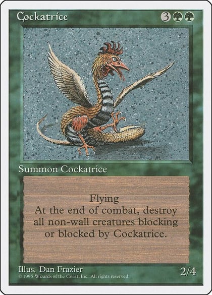 Cockatrice, Fourth Edition #1694