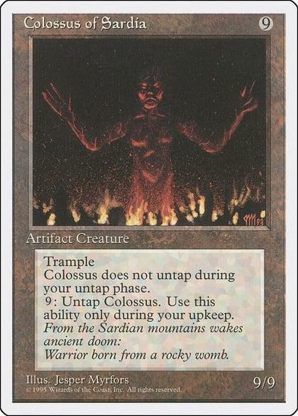 Colossus of Sardia, Fourth Edition #1695