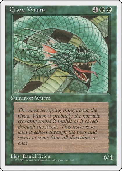 Craw Wurm, Fourth Edition #1702