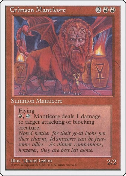 Crimson Manticore, Fourth Edition #1704