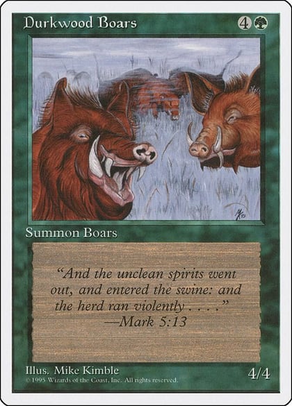 Durkwood Boars, Fourth Edition #1729