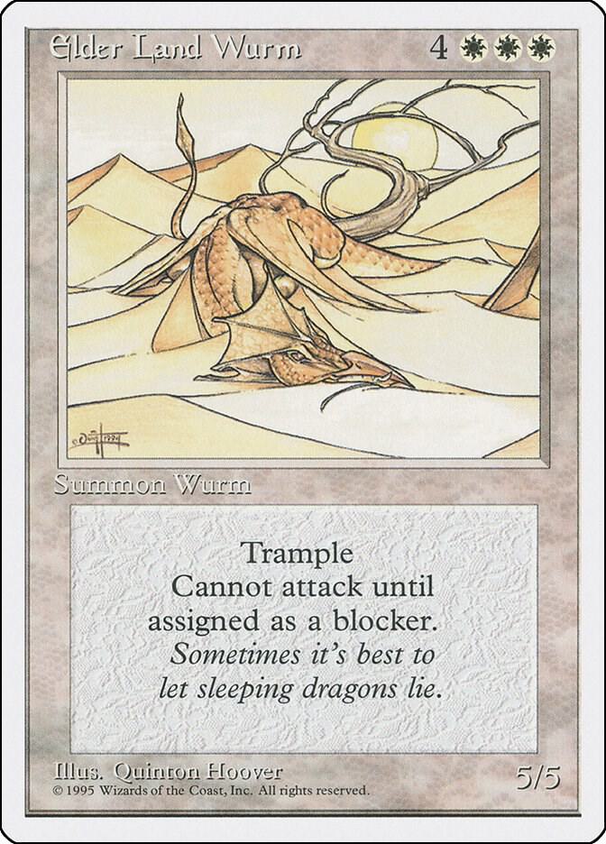 Elder Land Wurm, Fourth Edition #1735