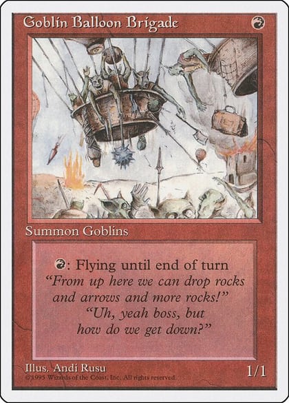 Goblin Balloon Brigade, Fourth Edition #1773