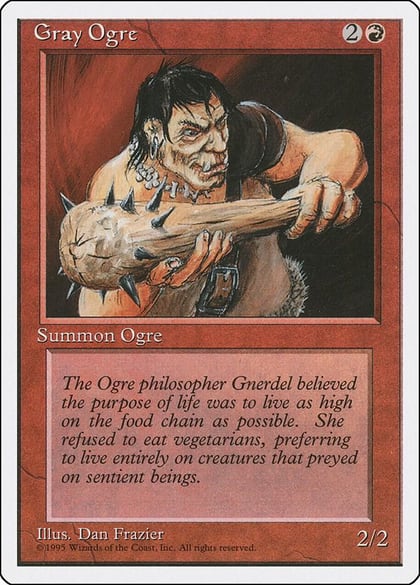 Gray Ogre, Fourth Edition #1777