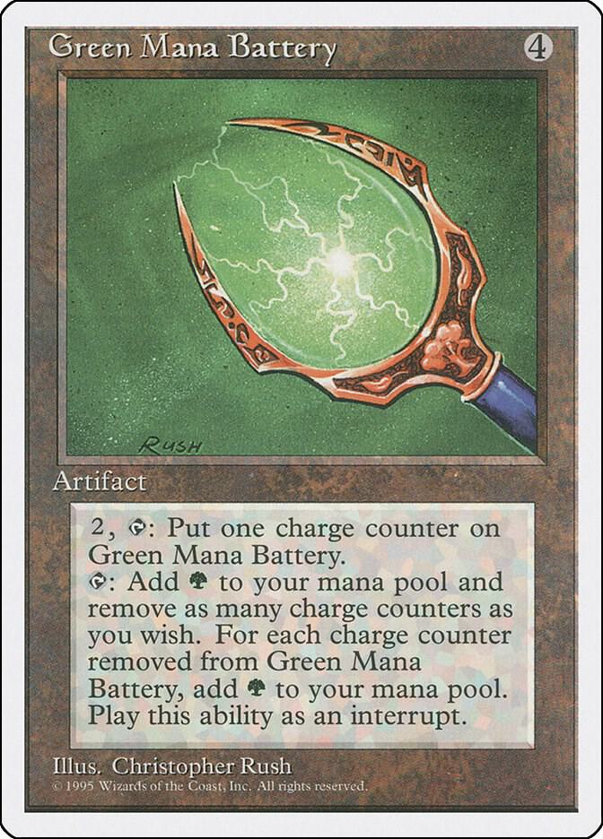 Green Mana Battery, Fourth Edition #1779