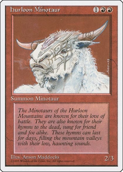 Hurloon Minotaur, Fourth Edition #1790