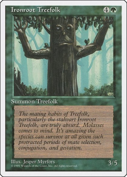 Ironroot Treefolk, Fourth Edition #1799