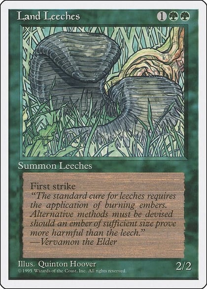 Land Leeches, Fourth Edition #1817
