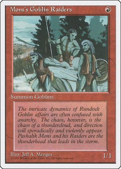 Mons's Goblin Raiders, Fourth Edition #1851