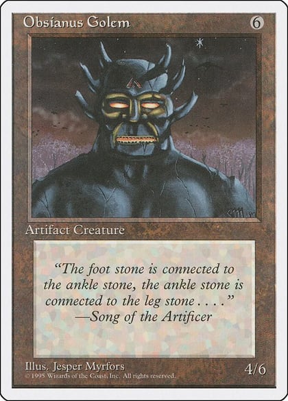 Obsianus Golem, Fourth Edition #1863