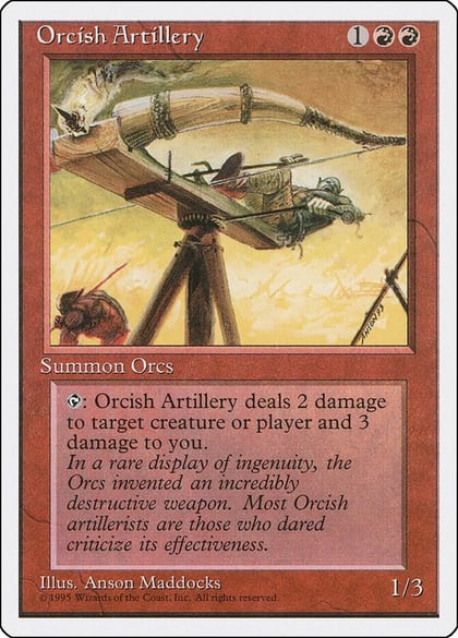 Orcish Artillery, Fourth Edition #1865