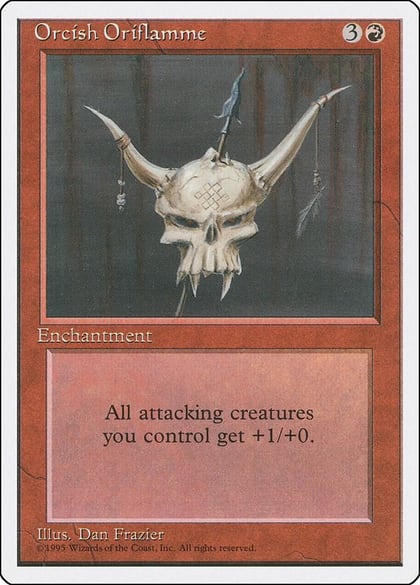 Orcish Oriflamme, Fourth Edition #1866
