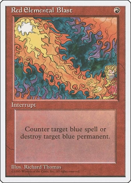 Red Elemental Blast, Fourth Edition #1898