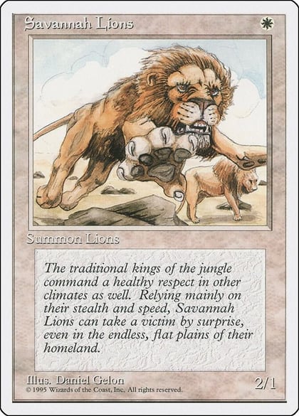 Savannah Lions, Fourth Edition #1909