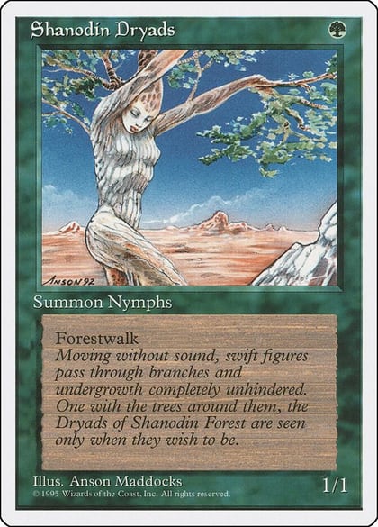 Shanodin Dryads, Fourth Edition #1918