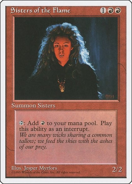 Sisters of the Flame, Fourth Edition #1925