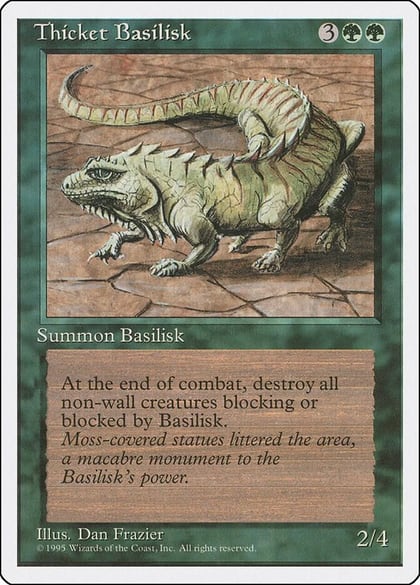 Thicket Basilisk, Fourth Edition #1954