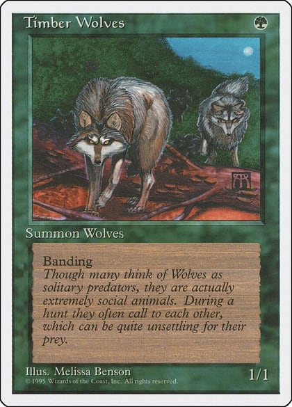 Timber Wolves, Fourth Edition #1957