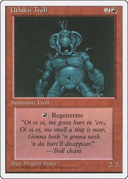 Uthden Troll, Fourth Edition #1972