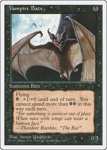 Vampire Bats, Fourth Edition #1973