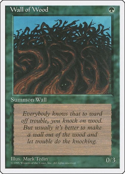 Wall of Wood, Fourth Edition #1988