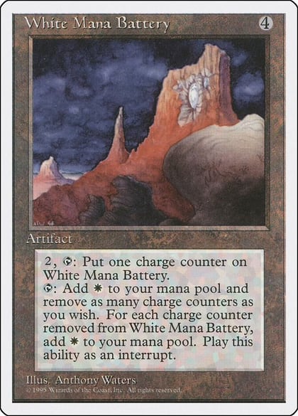 White Mana Battery, Fourth Edition #1997