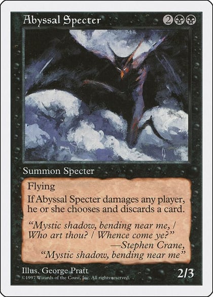 Abyssal Specter, Fifth Edition #2012