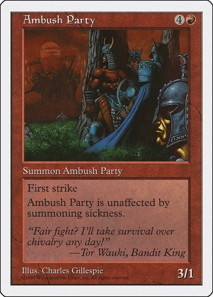 Ambush Party, Fifth Edition #2018