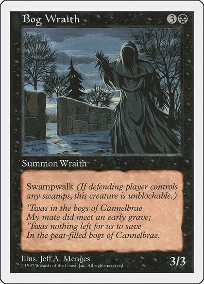 Bog Wraith, Fifth Edition #2053