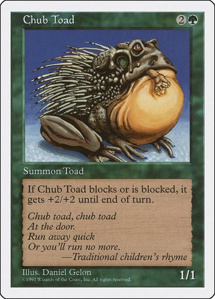 Chub Toad, Fifth Edition #2070