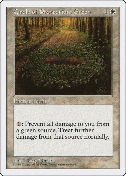 Circle of Protection: Green, Fifth Edition #2074