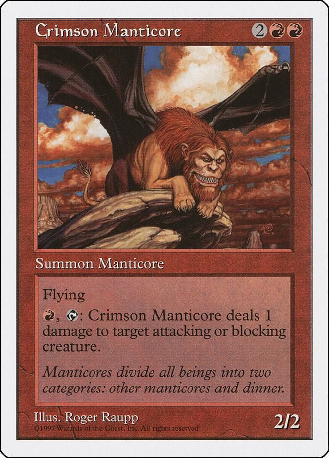 Crimson Manticore, Fifth Edition #2089
