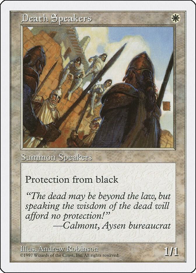 Death Speakers, Fifth Edition #2100