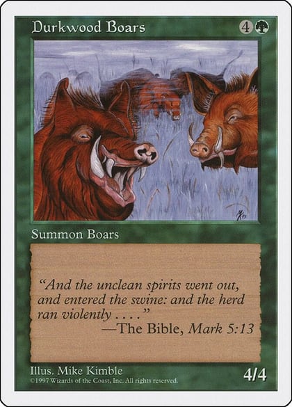 Durkwood Boars, Fifth Edition #2118