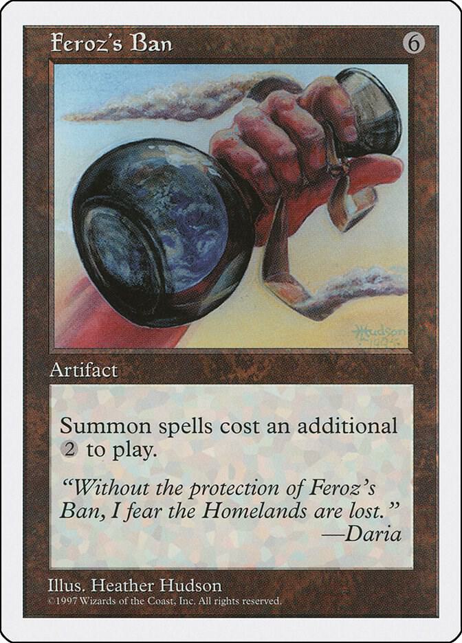 Feroz's Ban, Fifth Edition #2145