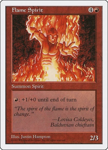Flame Spirit, Fifth Edition #2149