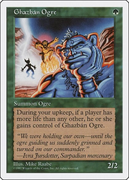 Ghazban Ogre, Fifth Edition #2172
