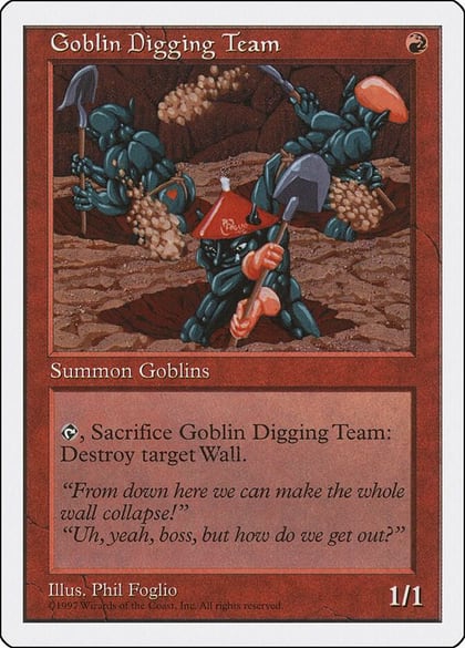 Goblin Digging Team, Fifth Edition #2179