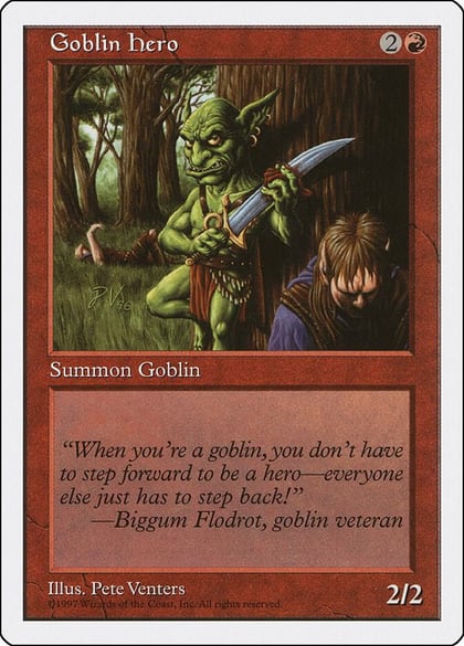 Goblin Hero, Fifth Edition #2180