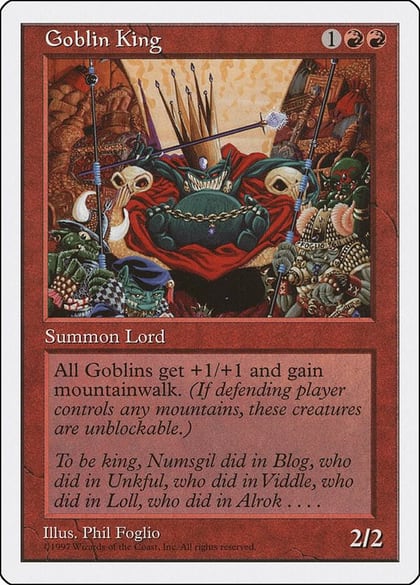 Goblin King, Fifth Edition #2181