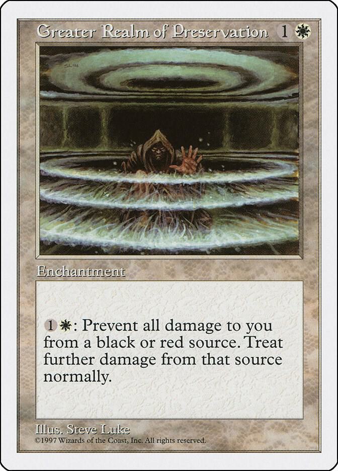 Greater Realm of Preservation, Fifth Edition #2185