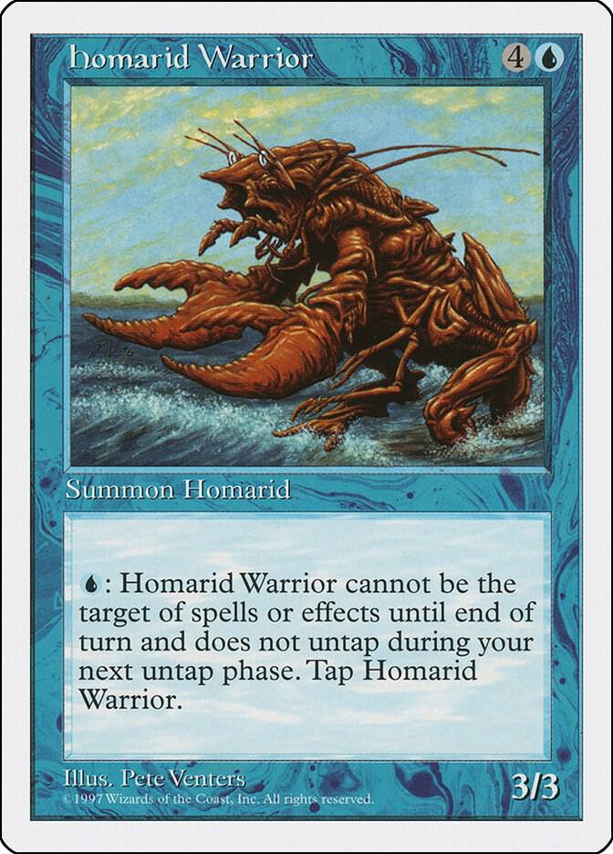 Homarid Warrior, Fifth Edition #2197