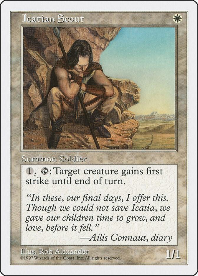 Icatian Scout, Fifth Edition #2206