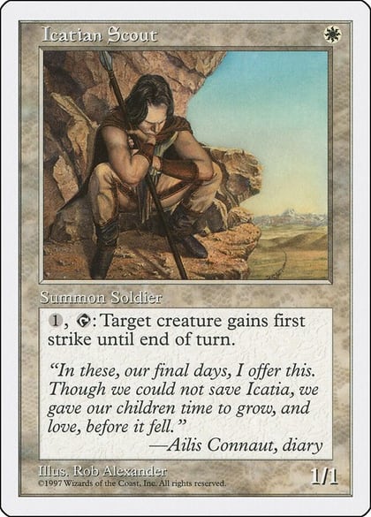 Icatian Scout, Fifth Edition #2206