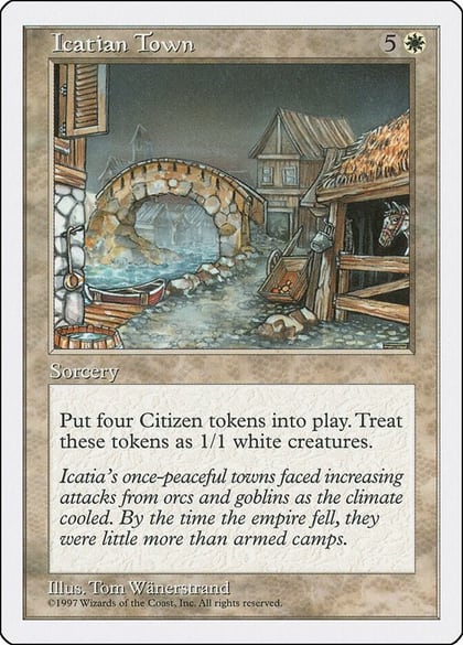 Icatian Town, Fifth Edition #2208