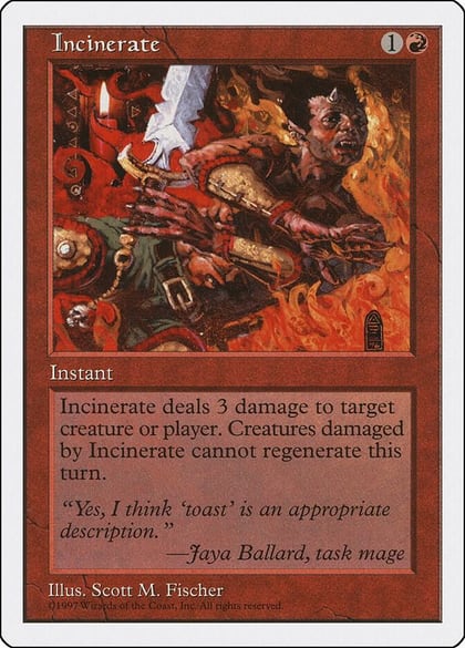 Incinerate, Fifth Edition #2211